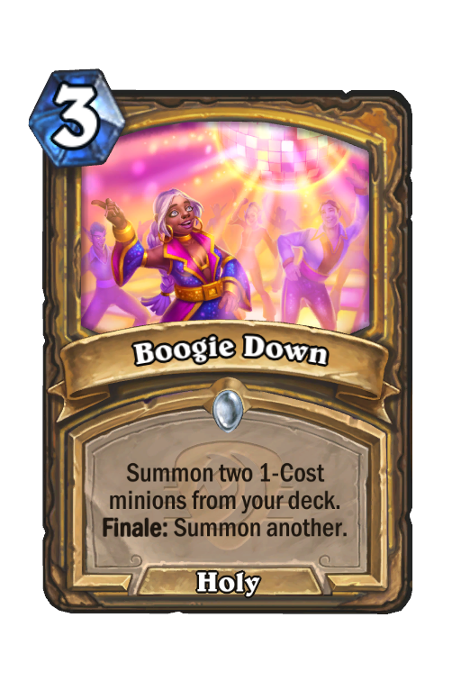 Boogie Down Hearthstone kártya