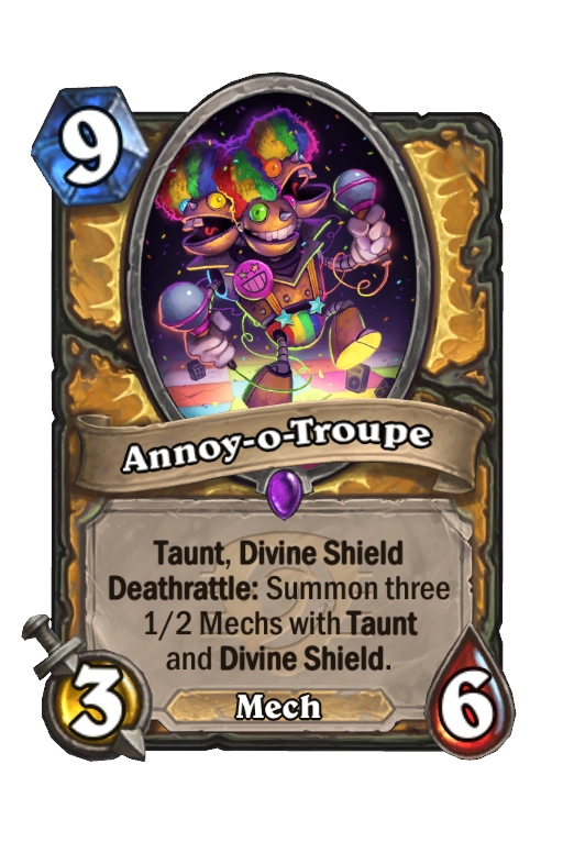 Annoy-o-Troupe Hearthstone kártya