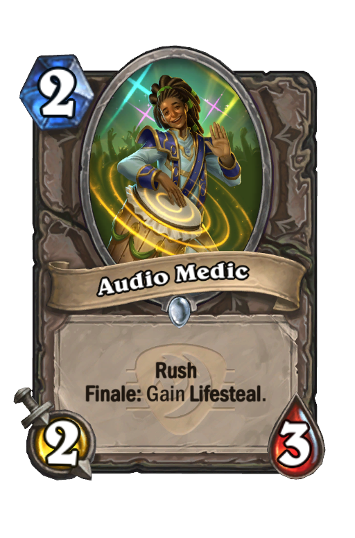 Audio Medic Hearthstone kártya