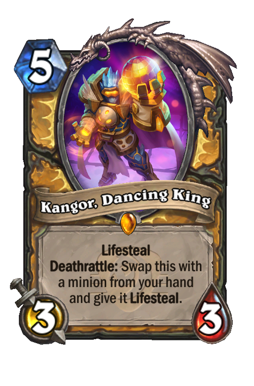 Kangor, Dancing King Hearthstone kártya