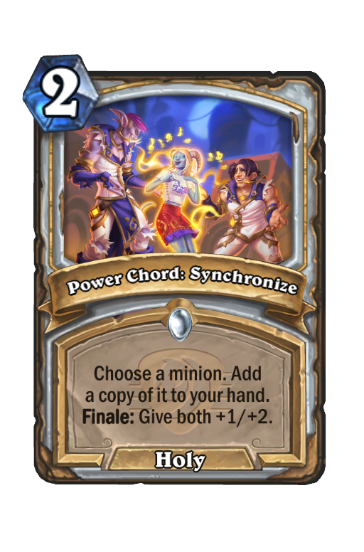 Power Chord: Synchronize Hearthstone kártya
