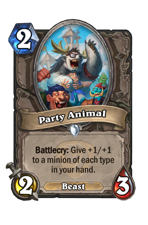 Party Animal Hearthstone kártya