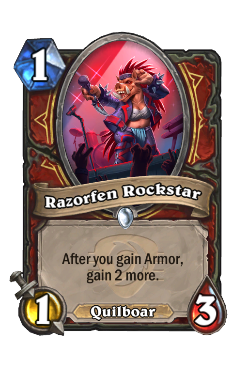 Razorfen Rockstar Hearthstone kártya