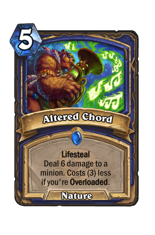 Altered Chord Hearthstone kártya