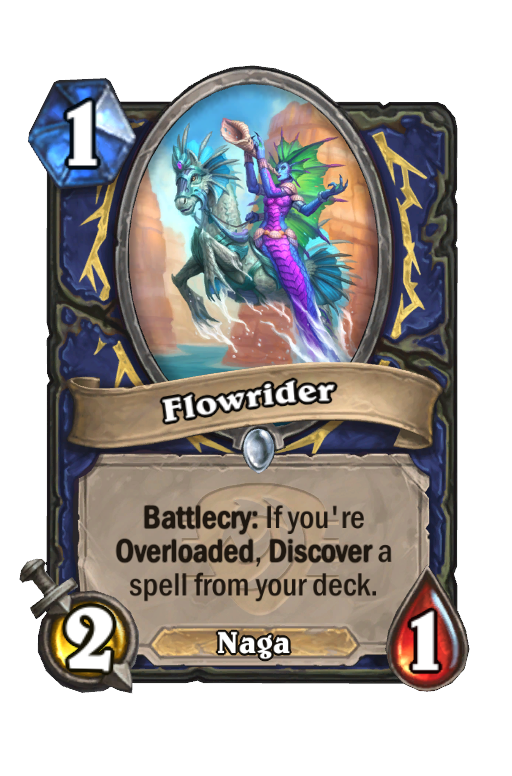 Flowrider Hearthstone kártya