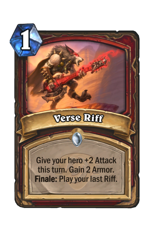 Verse Riff Hearthstone kártya