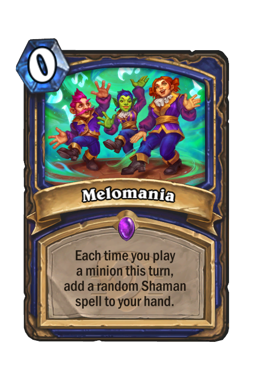 Melomania Hearthstone kártya