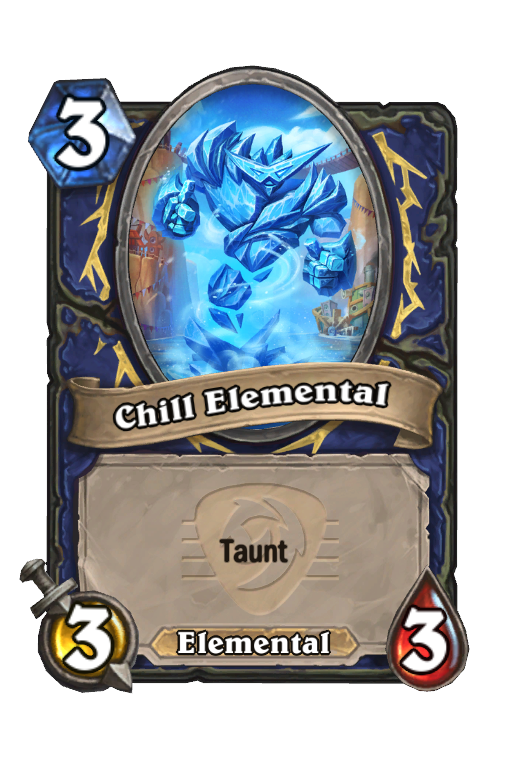 Chill Elemental Hearthstone kártya