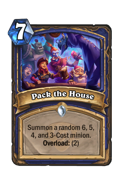 Pack the House Hearthstone kártya