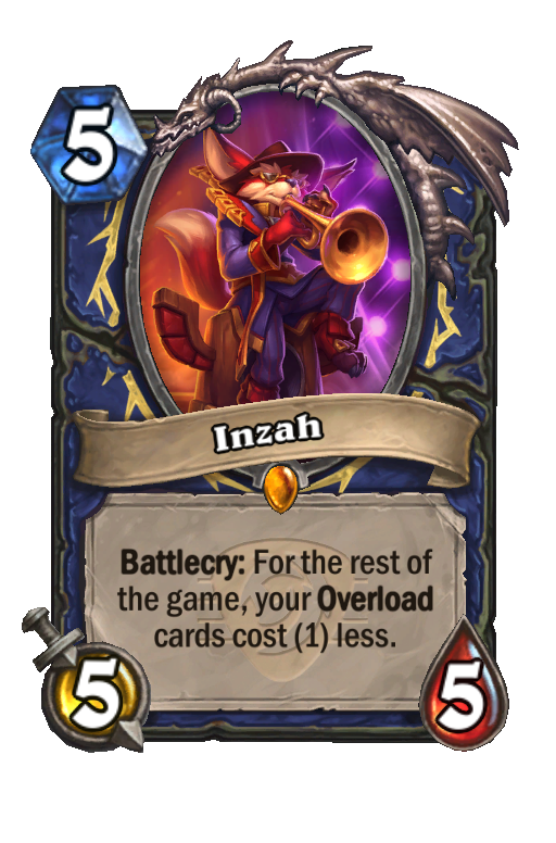 Inzah Hearthstone kártya