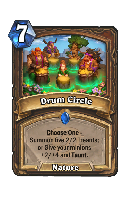 Drum Circle Hearthstone kártya