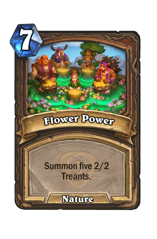Flower Power Hearthstone kártya
