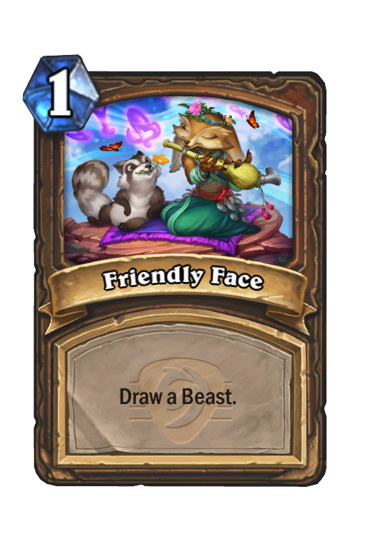 Friendly Face Hearthstone kártya