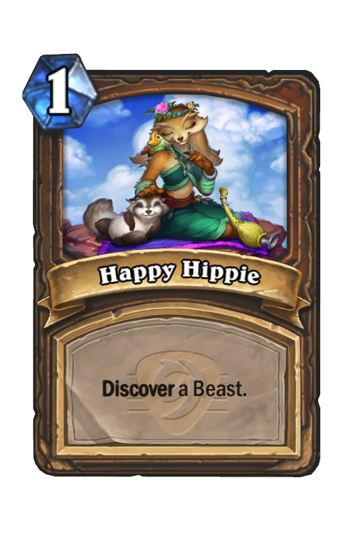 Happy Hippie Hearthstone kártya