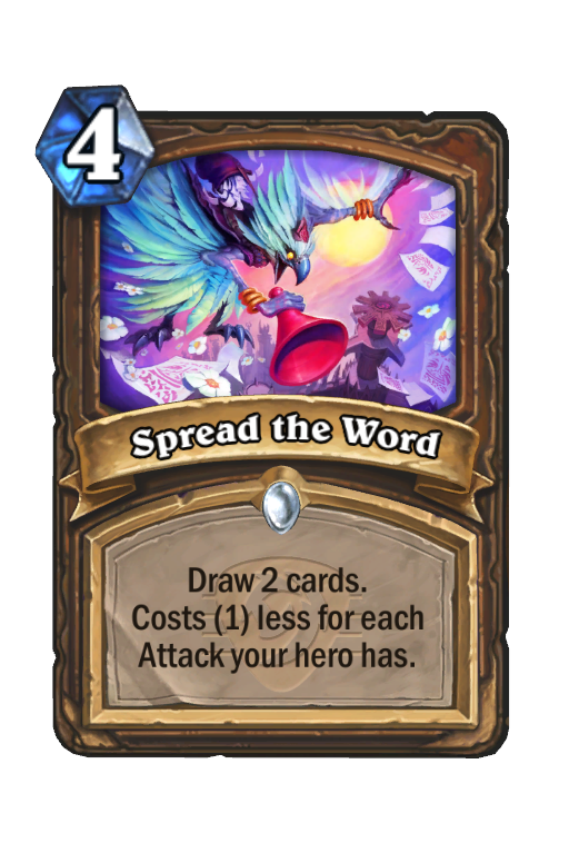 Spread the Word Hearthstone kártya