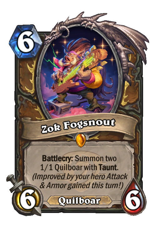 Zok Fogsnout Hearthstone kártya