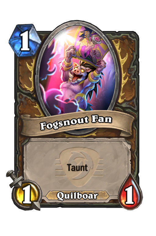 Fogsnout Fan Hearthstone kártya