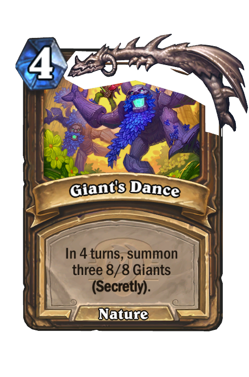 Giant's Dance Hearthstone kártya