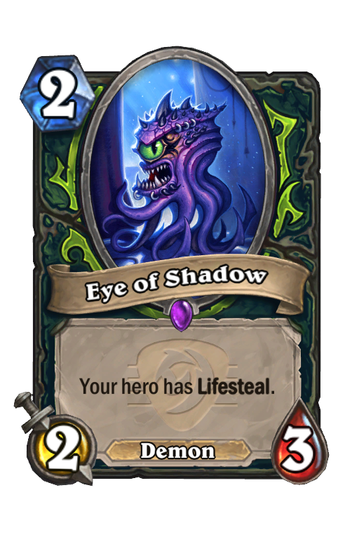 Eye of Shadow Hearthstone kártya