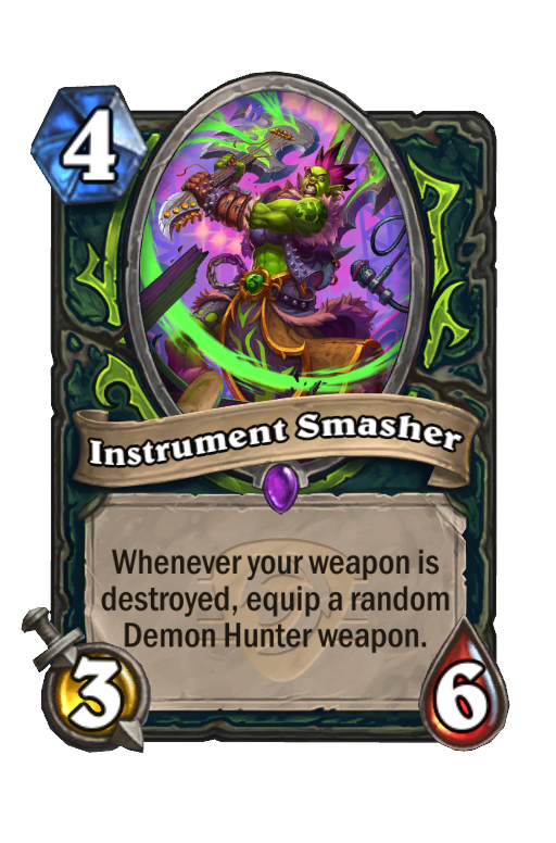 Instrument Smasher Hearthstone kártya