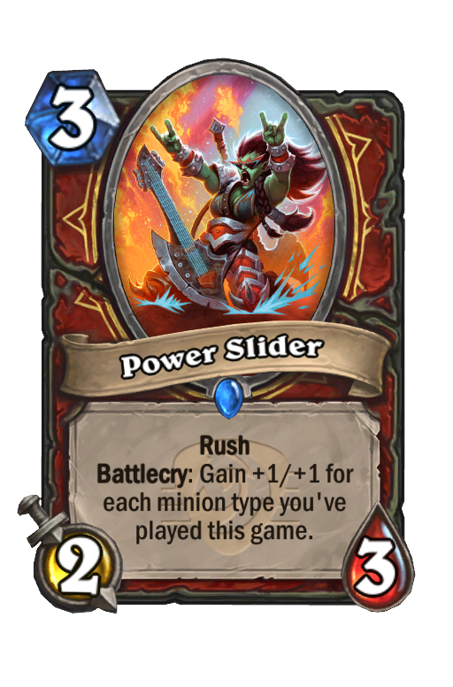 Power Slider Hearthstone kártya