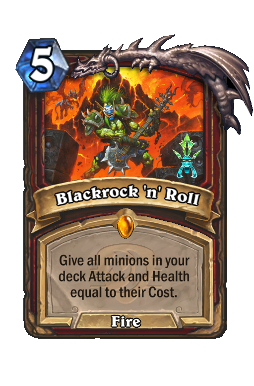 Blackrock 'n' Roll Hearthstone kártya