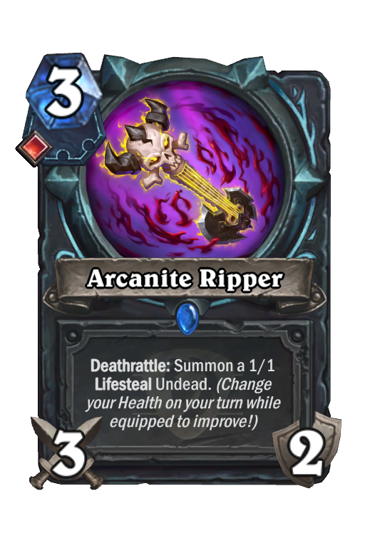 Arcanite Ripper Hearthstone kártya