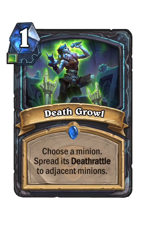 Death Growl Hearthstone kártya