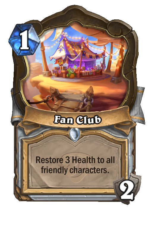 Fan Club Hearthstone kártya