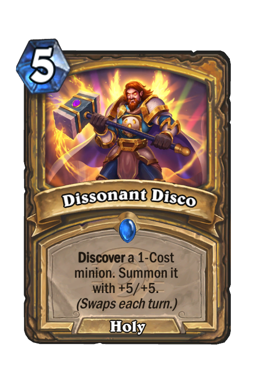 Dissonant Disco Hearthstone kártya