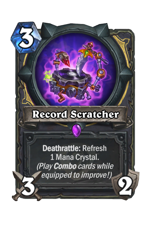 Record Scratcher Hearthstone kártya