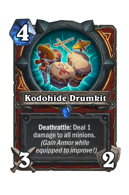 Kodohide Drumkit Hearthstone kártya
