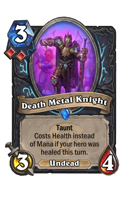 Death Metal Knight Hearthstone kártya