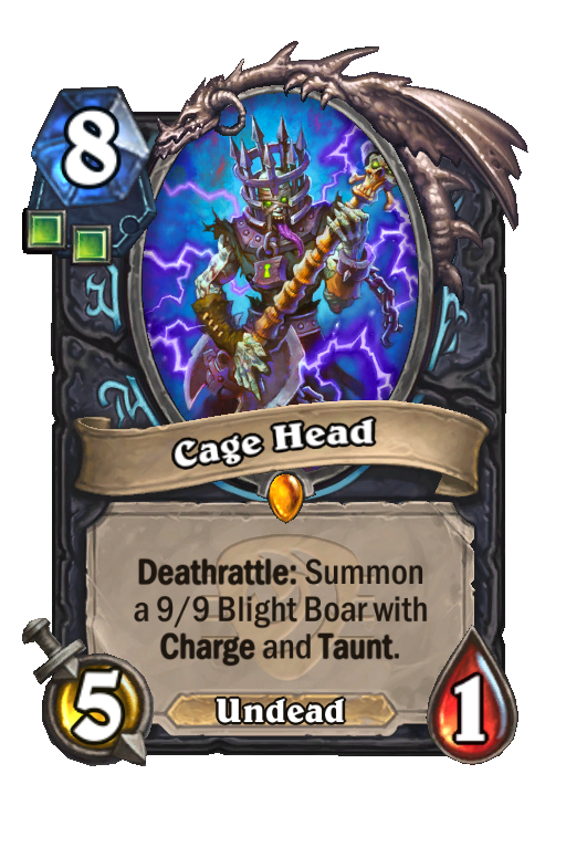 Cage Head Hearthstone kártya