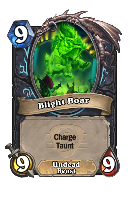 Blight Boar Hearthstone kártya