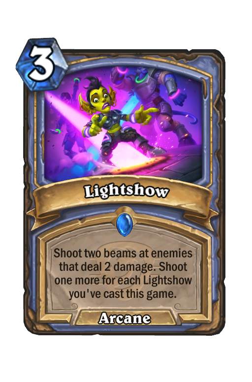 Lightshow Hearthstone kártya