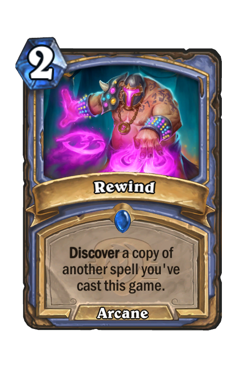 Rewind Hearthstone kártya