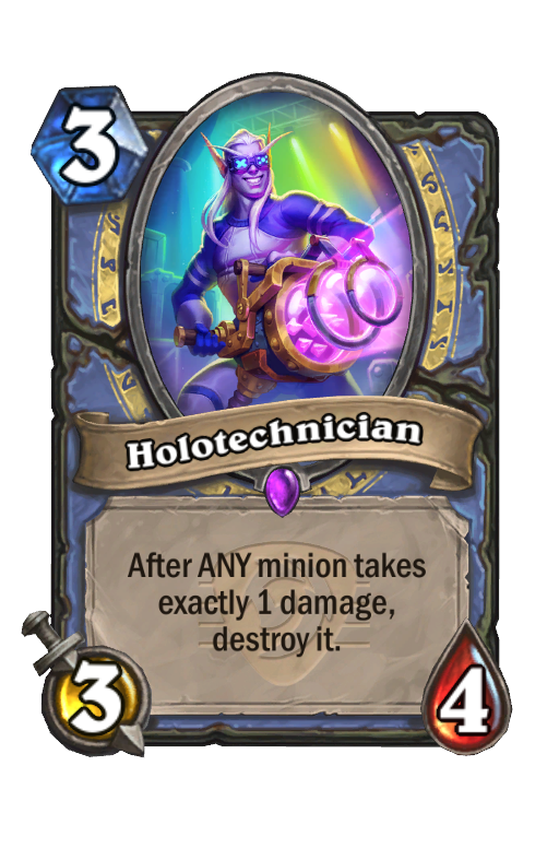 Holotechnician Hearthstone kártya