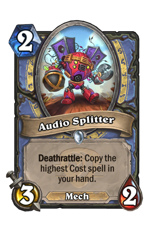 Audio Splitter Hearthstone kártya