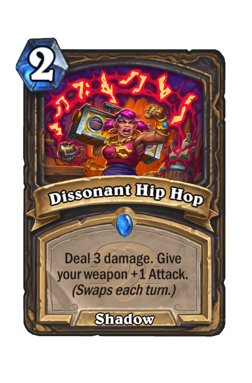 Dissonant Hip Hop Hearthstone kártya