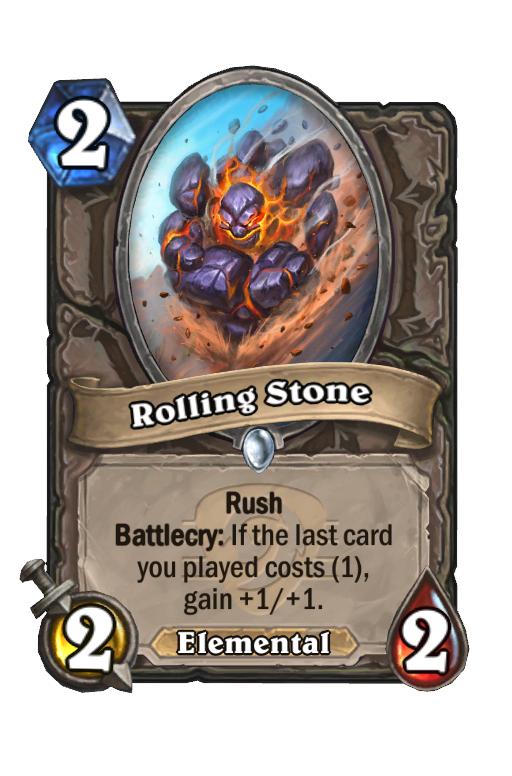 Rolling Stone Hearthstone kártya