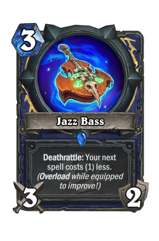 Jazz Bass Hearthstone kártya