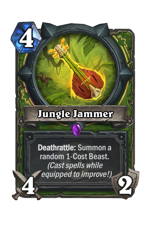 Jungle Jammer Hearthstone kártya