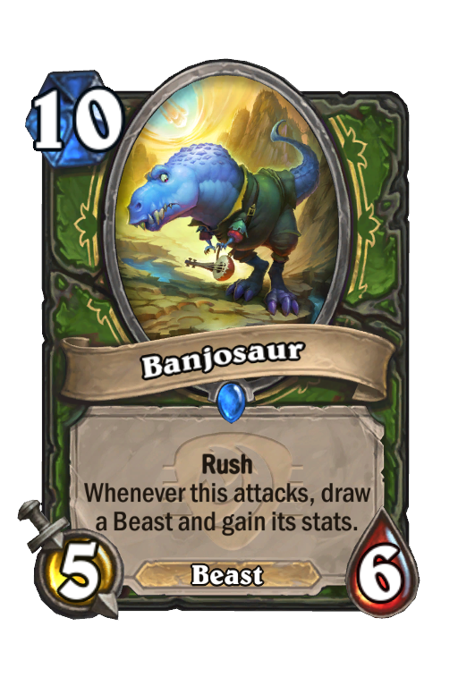 Banjosaur Hearthstone kártya