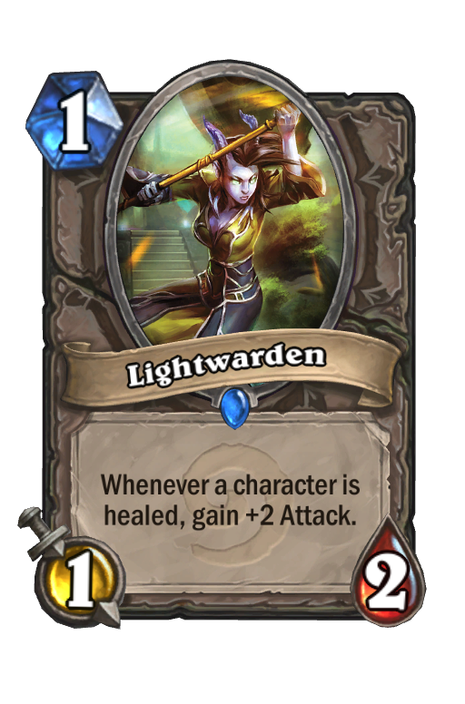 Lightwarden Hearthstone kártya