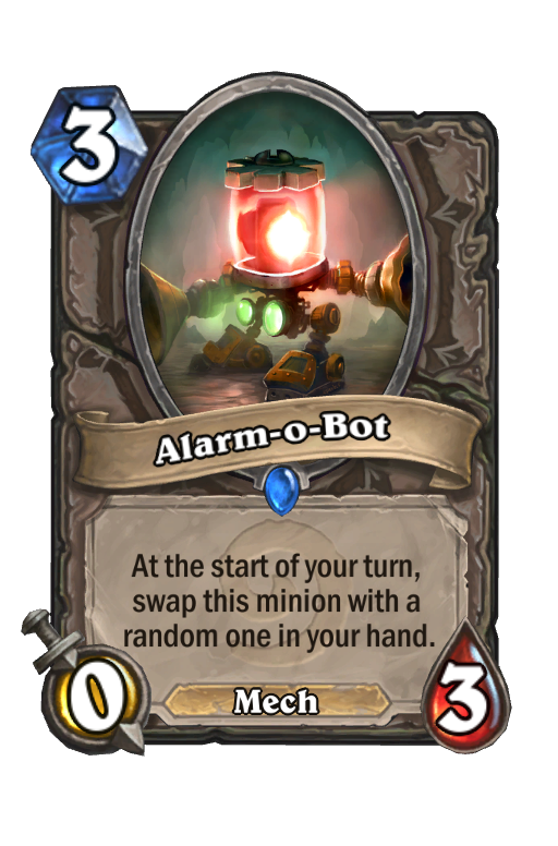 Alarm-o-Bot Hearthstone kártya