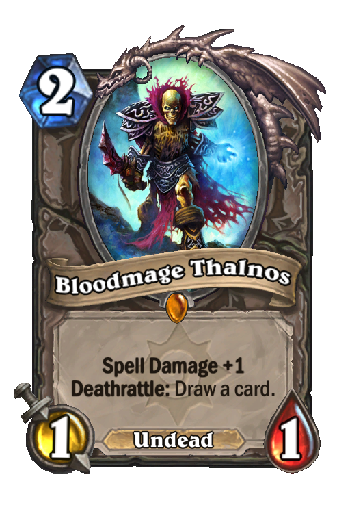 Bloodmage Thalnos Hearthstone kártya