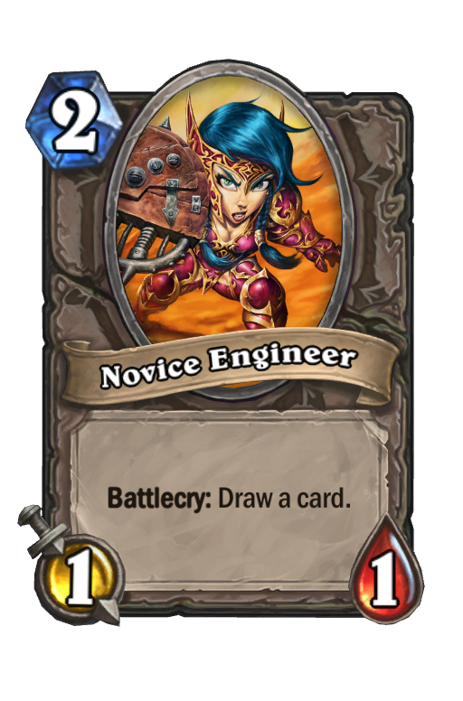 Novice Engineer Hearthstone kártya