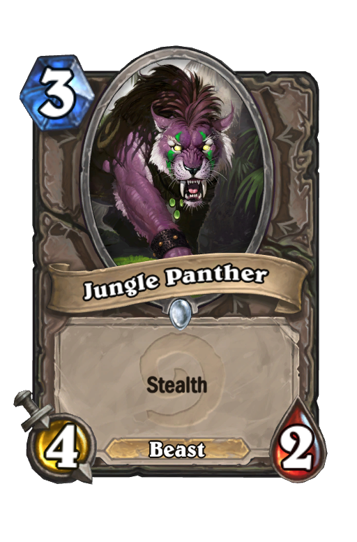 Jungle Panther Hearthstone kártya