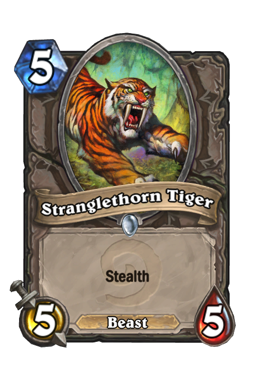 Stranglethorn Tiger Hearthstone kártya